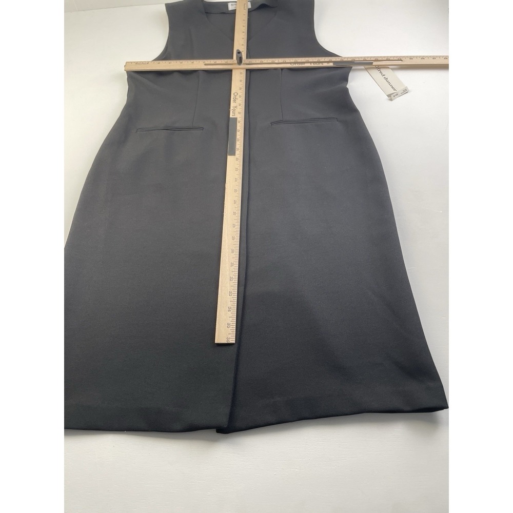 Vintage Alfred Dunner Dress Size‎ 14 Sleeveless Black Button Made in U.S.A. - Picture 8 of 10